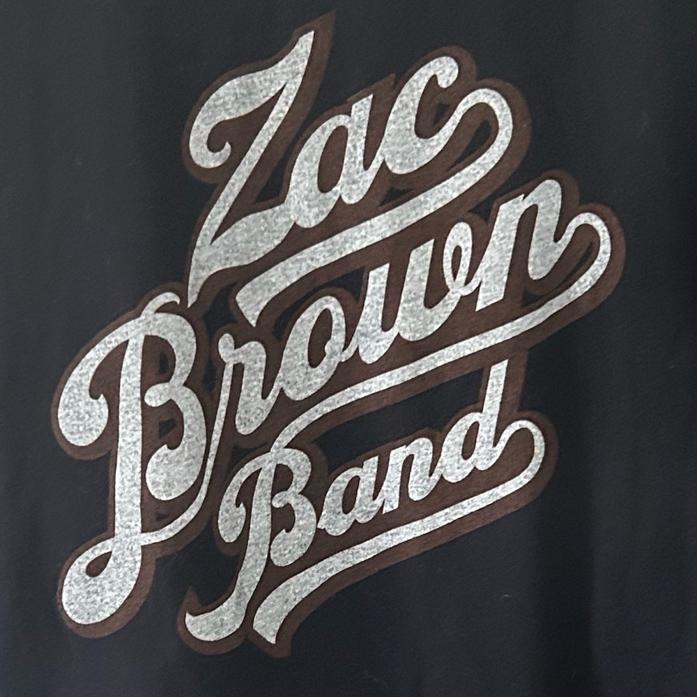 Zac Brown Band Black T-Shirt Size Medium